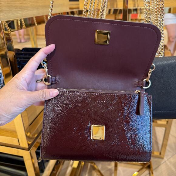 Best Price‼️Tory Burch Emerson Chain Wallet 170172 Agnello $375 - Picture 5 of 8